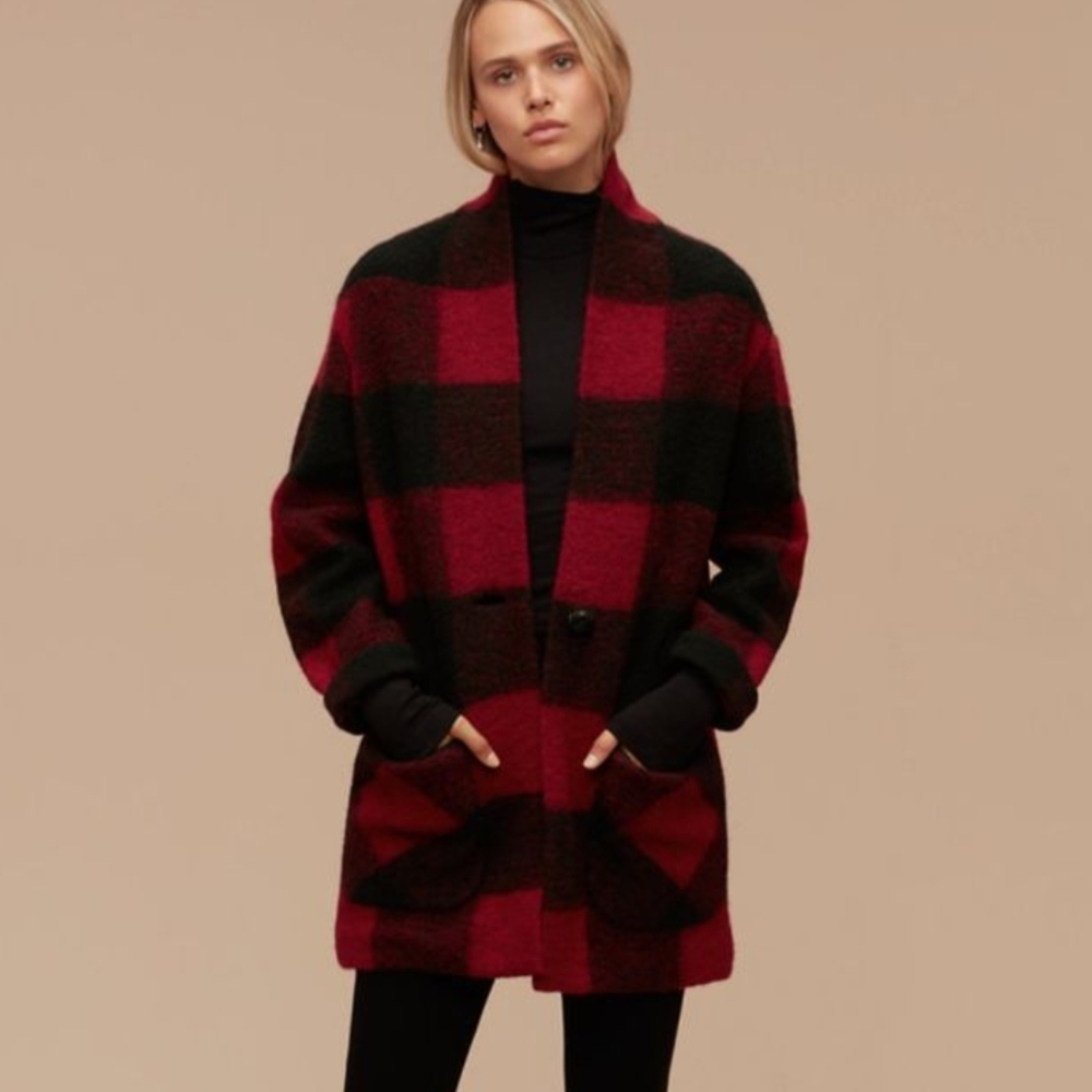 Wilfred Plaid 'Off-Duty' Coat